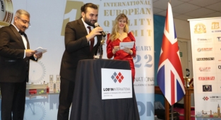 Kahramanmaraşlı iş insanları Avrupa kalite zirvesinde ödülleri topladı
