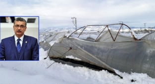 Karda zarar gören seracılara müjde Güvenç’ten geldi!