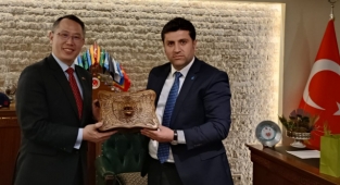 Tayvan Türkiye Temsilcisi Deva Partisi Dulkadiroğlu İlçe Başkanını Ziyaret Etti