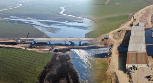 Yeni Köprüde Son Kirişler Monte Ediliyor