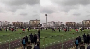 Afşin Belediyespor-Helete Demirspor Maçında Kavga Çıktı