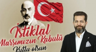 Başkan Büyükdereli’den İstiklal Marşı’nın 101. Yıldönümü Mesajı