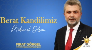 Başkan Görgel’den Berat Kandili Mesajı