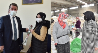 Başkan Okumuş ve Eşi Funda Okumuş Kadınlar Günü’nü Kutladı