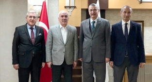 Güvenç ve Rektör Can’dan Kahramanmaraş’a Gübre Fabrikası kurmak için Ankara’da yoğun mesai