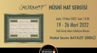 Hüsni Hat Sergisi Sanatseverlerle Buluşuyor
