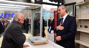 Kapalı Çarşı Esnafından Başkan Güngör’e Teşekkür