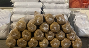 Pazarcık'ta 470 kilogram tütüne el konuldu