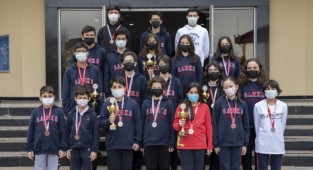 SANKO Okulları Sporcuları Yedi Birincilik Kupası Kazandı