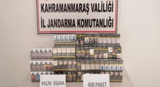 Yolcu otobüsünde kaçak sigara sevkiyatı