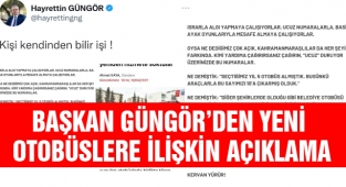 Başkan Güngör Algı Habere Son Noktayı Koydu