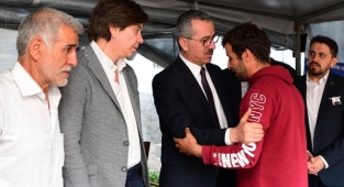 Başkan Güngör'den Şehit Gök'ün Ailesine Taziye Ziyareti