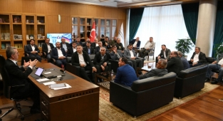 Başkan Güngör Muhtarları Makamında Ağırladı