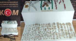 Elbistan’da tarihi eser operasyonu