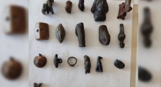 Elbistan'da tarlasında sürerken hazine buldu