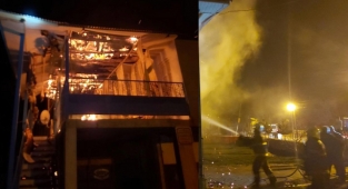 Göksun’da ikamet yangını korkuttu