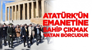 Hüseyin Baş: Atatürk’ün emanetine sahip çıkmak vatan borcudur