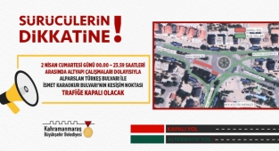 Kahramanmaraş Büyükşehir Belediyesi Sürücüleri Uyarıyor!