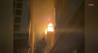 Kahramanmaraş’ta balkon yangını paniğe neden oldu