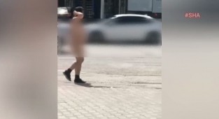 Kahramanmaraş’ta çırılçıplak yolda yürüdü gözaltına alındı 