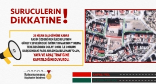 Kahramanmaraş’ta Sürücülerin Dikkatine!