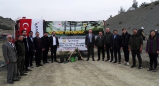 KASİAD Hatıra Ormanı Projesi’nde Fidanlar Toprakla Buluştu