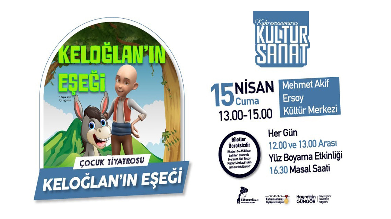 Keloğlan’ın Eşeği Miniklerle Buluşacak