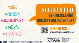 Kültür Sanat Etkinlikleri Anketine Yoğun Katılım
