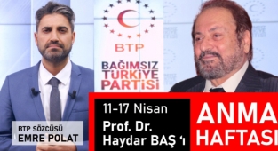 Prof. Dr. Haydar Baş vefatının 2. yılında anılıyor