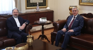 Rektör Can, Diyanet İşleri Başkanı Erbaş’ı Ziyaret Etti