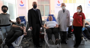 SANKO Üniversitesi’nde Kan Bağış Kampanyası Düzenlendi