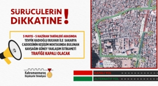 Sürücüler Alternatif Güzergâhlara Yönlendirildi!