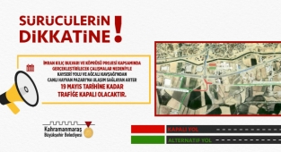 Sürücüleri Dikkat! Trafiğe Kapatılıyor!