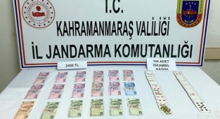 Türkoğlu’nda kumar operasyonu