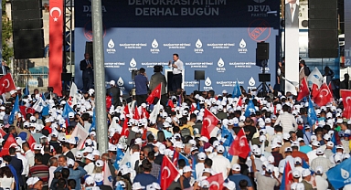 Babacan, Deva Partisi’nin İlk Mitinginde Konuştu