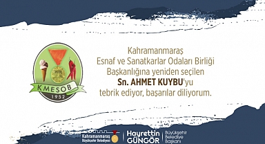 Başkan Güngör’den Kuybu’ya Tebrik