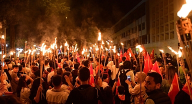 Kahramanmaraş’ta Atatürk’ü Anma, Gençlik ve Spor Bayramı’nda Fener Alayı