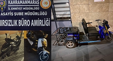 Kahramanmaraş'ta Elektrikli Bisiklet Hırsızları Yakalandı