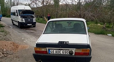 Kahramanmaraş’ta minibüs ile otomobil çarpıştı: 1 yaralı