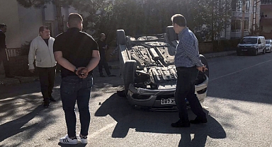 Kahramanmaraş’ta otomobil takla attı: 1 yaralı