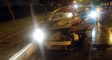 Kahramanmaraş’ta otomobil tıra arkadan çarptı: 1 yaralı