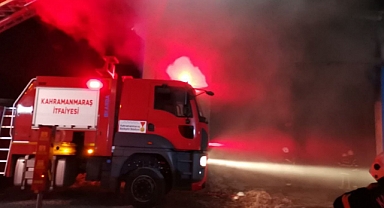 Kahramanmaraş’ta tekstil fabrikasında yangın