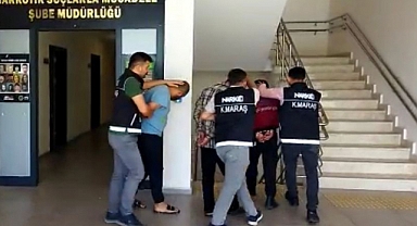 Kahramanmaraş’ta uyuşturucu taciri 3 kişi tutuklandı