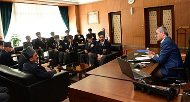 Kıbrıs Gazilerinden Başkan Güngör’e Teşekkür Ziyareti