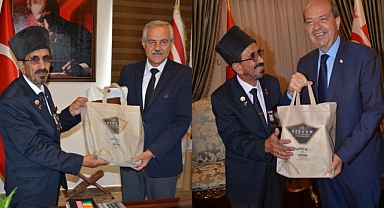 KKTC Cumhurbaşkanı Tatar’dan Alpedo’nun Maraş dondurmasına övgüler!