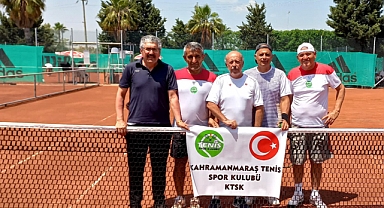 Kort tenisinde Kahramanmaraşlı Kemal Canlı şampiyon oldu