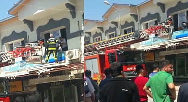 Pazarcık’ta kuyumcu atölyesinde yangın