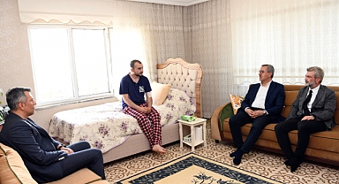 Başkan Güngör’den Çam Ailesine Geçmiş Olsun Ziyareti