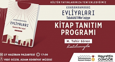 Büyükşehir’den Kitap Tanıtım Programına Davet