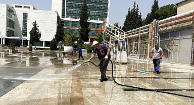 Büyükşehir’den Toz Taşınımına Müdahale